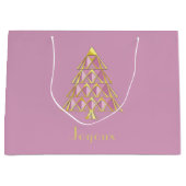 Pink Joyoux Weihnachten Geschenktasche Große Geschenktüte (Vorderseite)