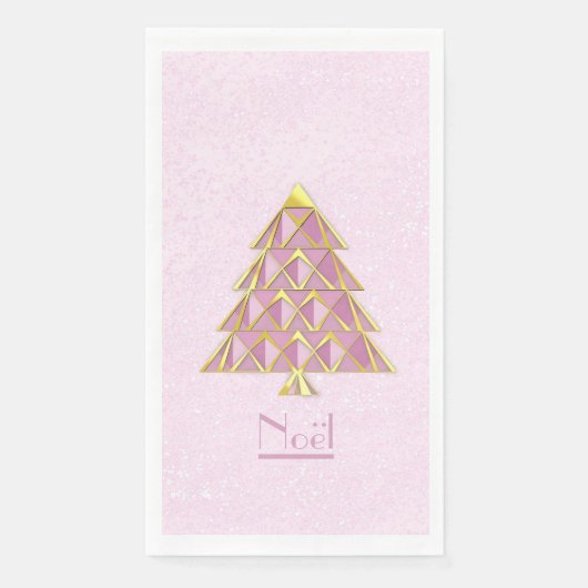 Pink Joyoux Weihnachten Serviette (Vorderseite)