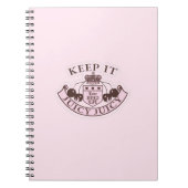 Pink Juicy Inspiriert SpiralNotebook Notizblock (Vorderseite)