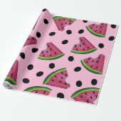 Pink Juicy Watermelon Wedge Seeds Geschenkpapier (Ungerollt)
