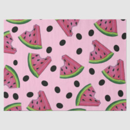 Pink Juicy Watermelon Wedge Seeds Seidenpapier
