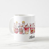 PINK KAFFEE CUPID VALENTINE TASSE (Vorderseite Links)