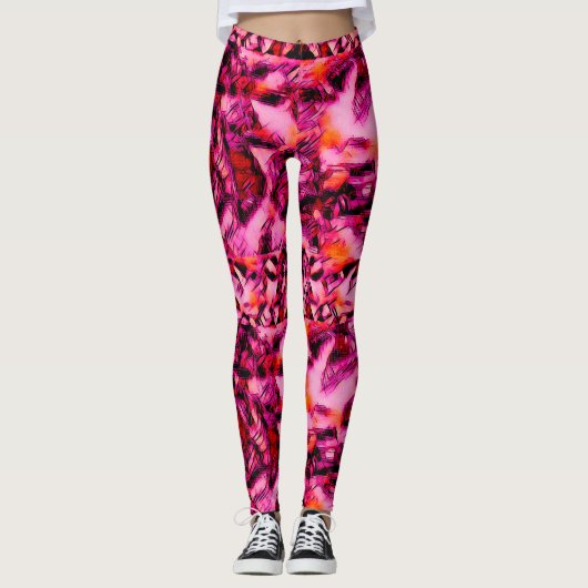 Pink Kandi ~ Philtres Leggings (Vorderseite)