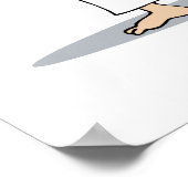 Pink Karate Poster (Ecke)