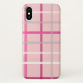 Pink Kariert iPhone/iPad Gehäuse Case-Mate iPhone Hülle (Rückseite)