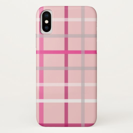 Pink Kariert iPhone/iPad Gehäuse Case-Mate iPhone Hülle (Rückseite)