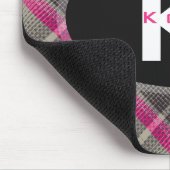 Pink Kariert Mousepad - HAMbyWG (Ecke)