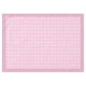 Pink Kariert Tableclout Moderne Zuhause Tischdecke (Vorderseite (Horizontal))