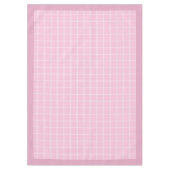 Pink Kariert Tableclout Moderne Zuhause Tischdecke (Vorderseite)