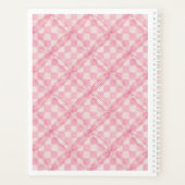 PINK KARO QUILT 8.5x11 Planer / Kalender (Rückseite)