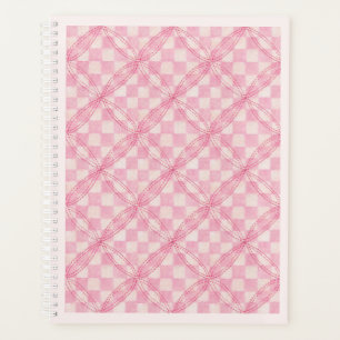 PINK KARO QUILT 8.5x11 Planerkalender / Rost Planer
