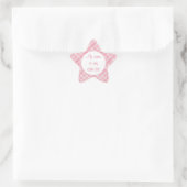 PINK KARO QUILT Star Matte Stickers (Tasche)