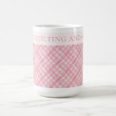 PINK KARO QUILT Tallmorphie Tasse / Blush (Zentrum)