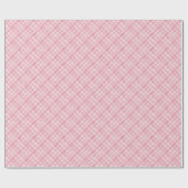 PINK KARO QUILT Wrapping Paper Geschenkpapier (Flach)