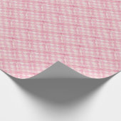 PINK KARO QUILT Wrapping Paper Geschenkpapier (Ecke)