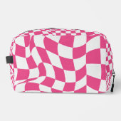 PInk-Karo Waschbeutel (Vorderseite)