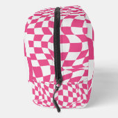 PInk-Karo Waschbeutel (Rechts)