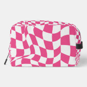 PInk-Karo Waschbeutel (Rückseite)