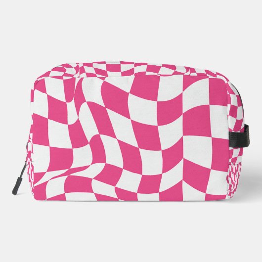 PInk-Karo Waschbeutel (Rückseite)