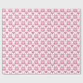 Pink-Karpfenpapier Geschenkpapier (Flach)