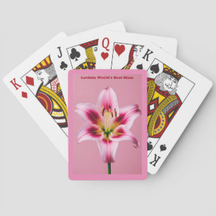 Pink Karte Deck Weltbeste Mutter Spielkarten