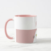 Pink Kawaii Cat Tasse (Links)