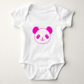 Pink Kawaii Panda Bear Baby Strampler (Vorderseite)