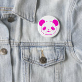 Pink Kawaii Panda Bear Button (Beispiel)