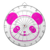 Pink Kawaii Panda Bear Dartscheibe (vorne)