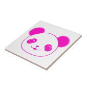 Pink Kawaii Panda Bear Fliese (Seite)