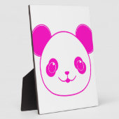 Pink Kawaii Panda Bear Fotoplatte (Seite)