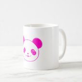 Pink Kawaii Panda Bear Kaffeetasse (VorderseiteRechts)