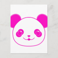 Pink Kawaii Panda Bear