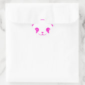 Pink Kawaii Panda Bear Stern-Aufkleber (Tasche)