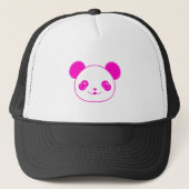 Pink Kawaii Panda Bear Truckerkappe (Vorderseite)