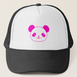 Pink Kawaii Panda Bear Truckerkappe