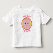 Pink Kawaii Smart Cookie Kleinkind T-shirt (Vorderseite)