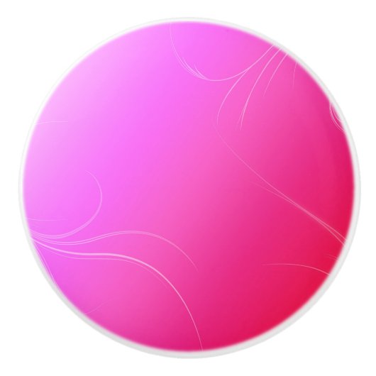 Pink Keramikknauf (Vorderseite)
