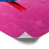 Pink Key West Sunset Poster (Ecke)