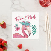 Pink-Kinderdusche Napkins Serviette (Beispiel)