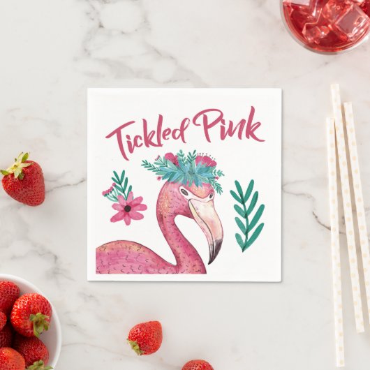 Pink-Kinderdusche Napkins Serviette (Beispiel)