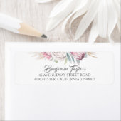 Pink King Protea Blume und Pampas Grass (Insitu)