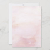 Pink King Protea und Pampas Grass Engagement Party Einladung (Rückseite)