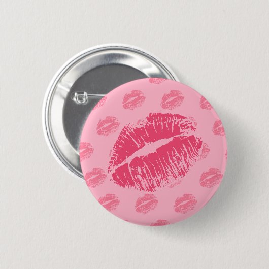 Pink Kiss Button (Vorne & Hinten)