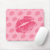 Pink Kiss Mousepad (Mit Mouse)
