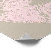 Pink Kiss Poster (Ecke)