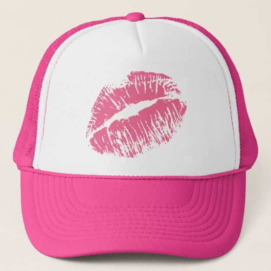 Pink Kiss Truckerkappe (Vorderseite)