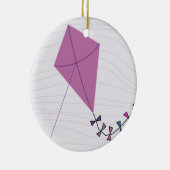 Pink Kite Keramik Ornament (Rechts)