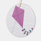 Pink Kite Keramik Ornament (Links)