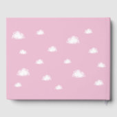 Pink Kites Baby Dusche Wünsche für Baby Gästebuch (Rückseite)